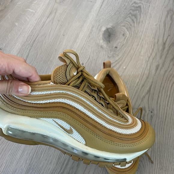 Nike women’s air max 97’s in gold color way. - Picture 2 of 4
